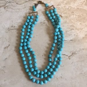 Turquoise bead necklace
